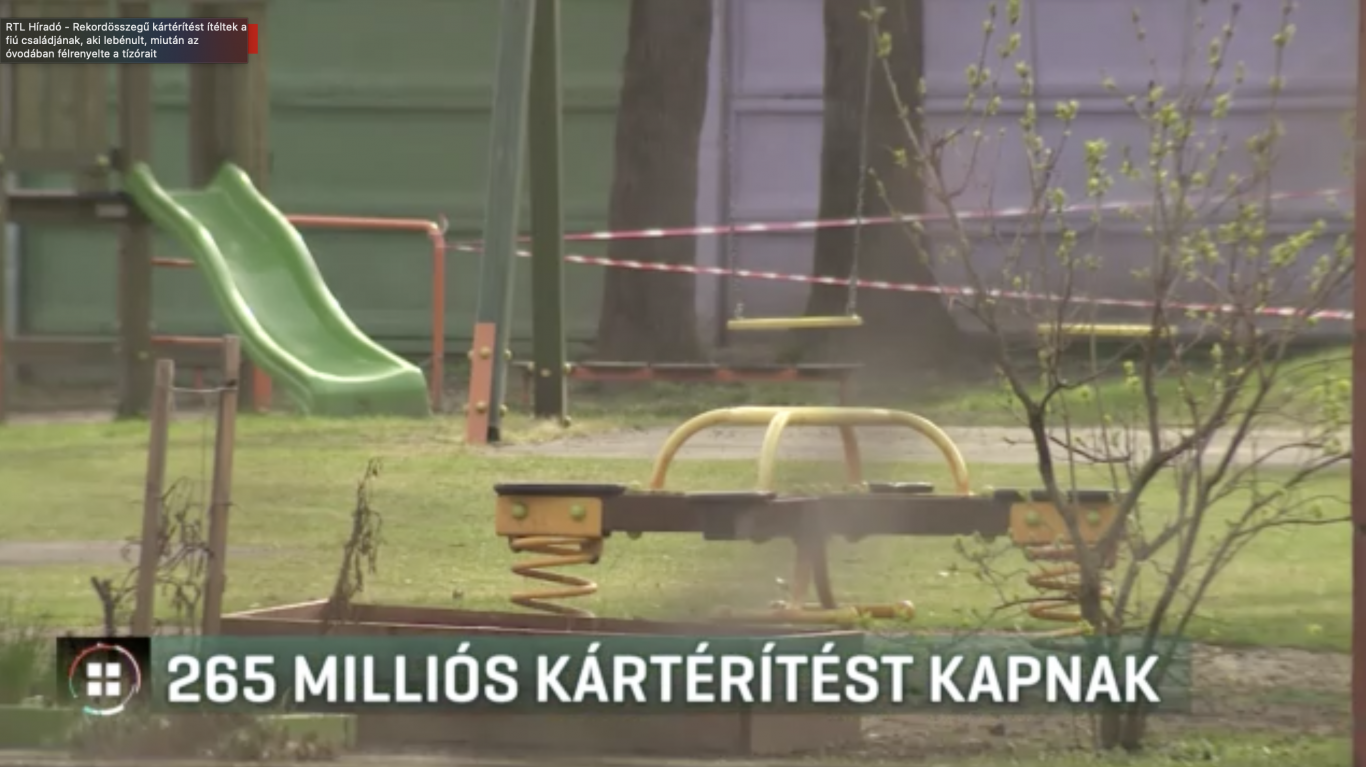 265 millió forint kártérítést kap a félrenyelt répa miatt lebénult óvodás családja