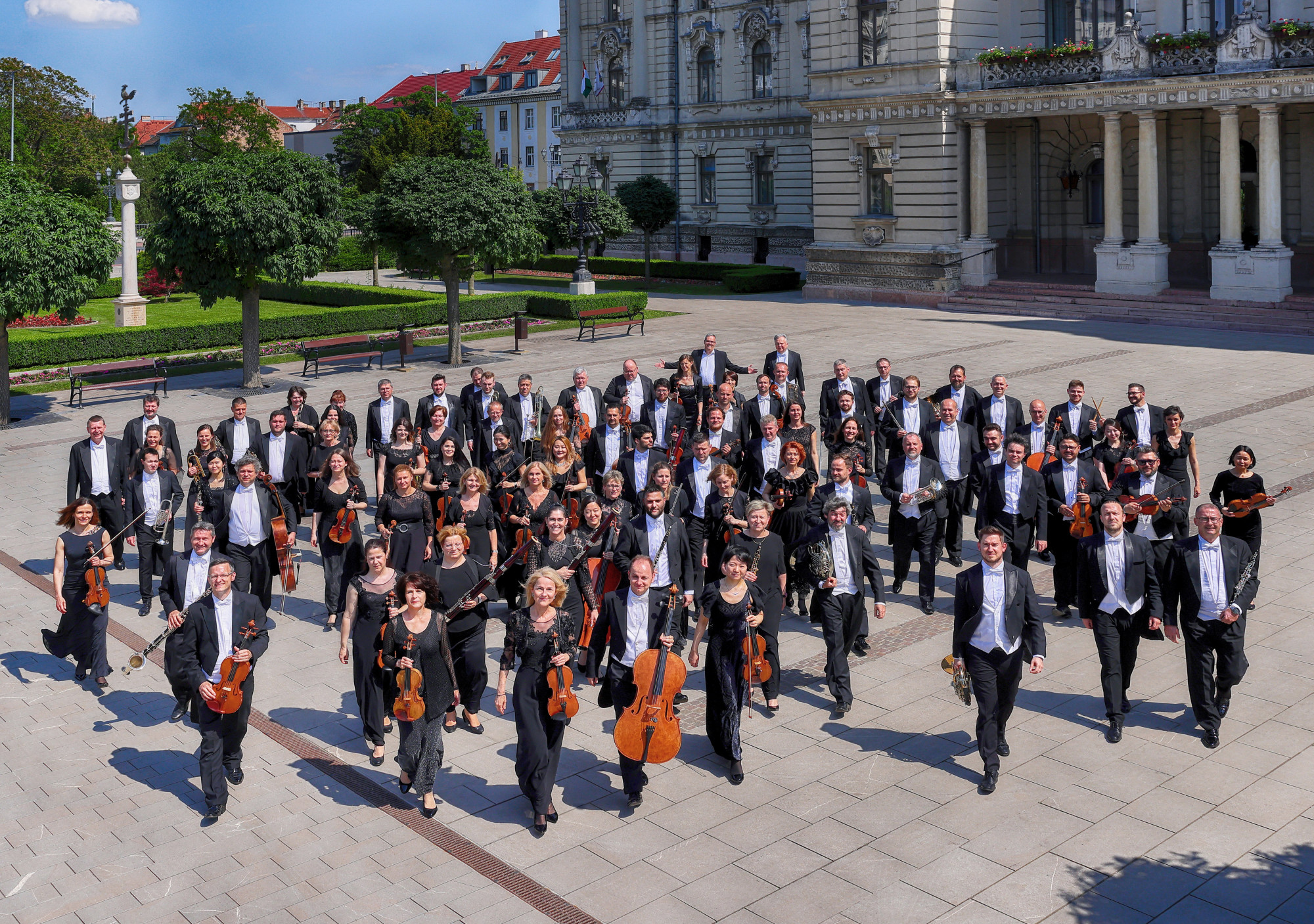 Megfújták a győri filharmonikusok vadászkürtjét