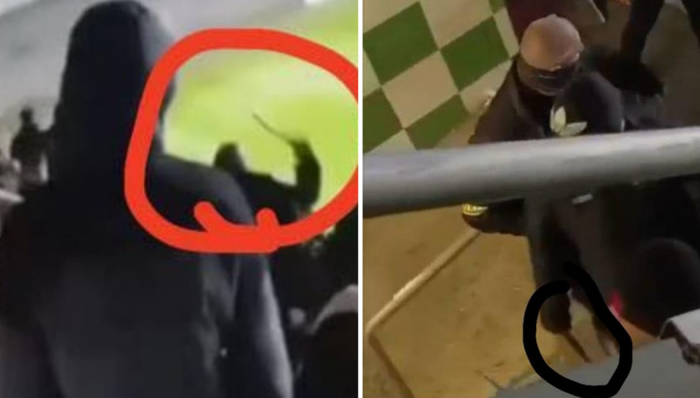 A biztonságiak lerohanták a győri ultrák szektorát, mégis ők sérültek meg az ütközetben