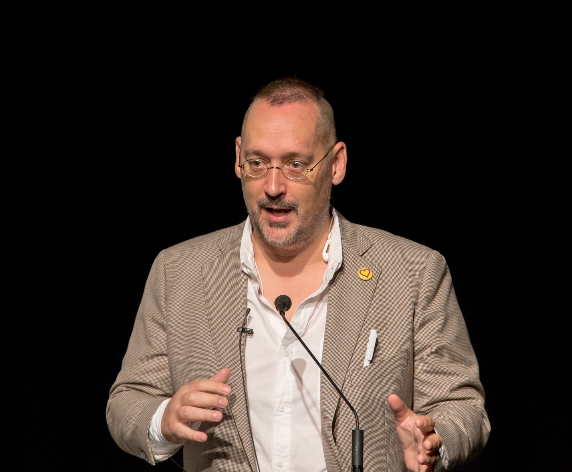 Morgan Carpenter amerikai interszex aktivista 2018-ban