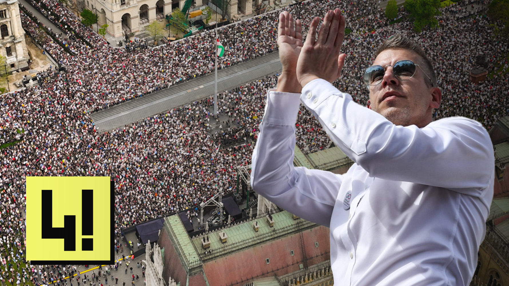 „Végre együtt balos, jobbos, libsi, balkezes és jobbkezes” – Magyar Péter menetén kérdeztünk tüntetőket