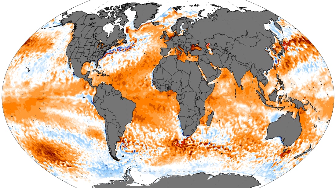 Több mint egy éve rekordmelegek a Föld óceánjai