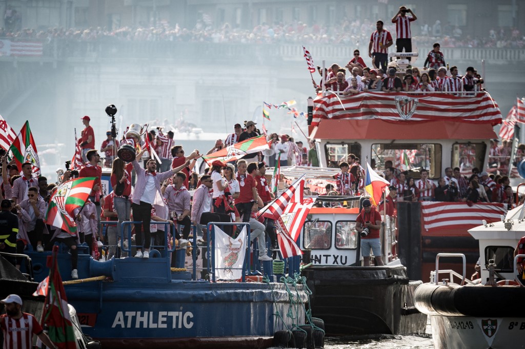2 millió baszk van, 1 millió ünnepelte együtt az Athletic Bilbao kupagyőzelmét