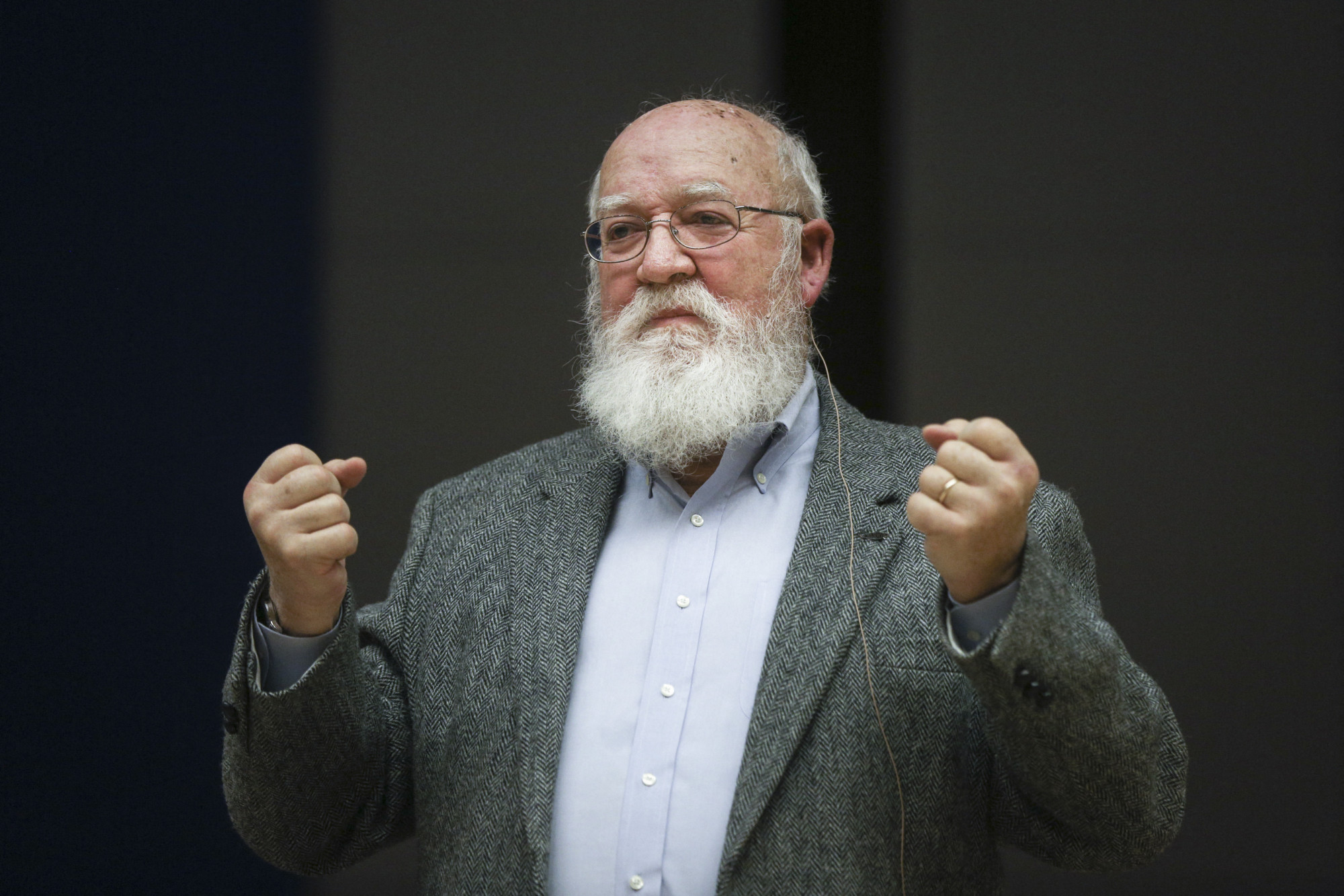 Daniel Dennett 2017-ben egy krakkói előadásán