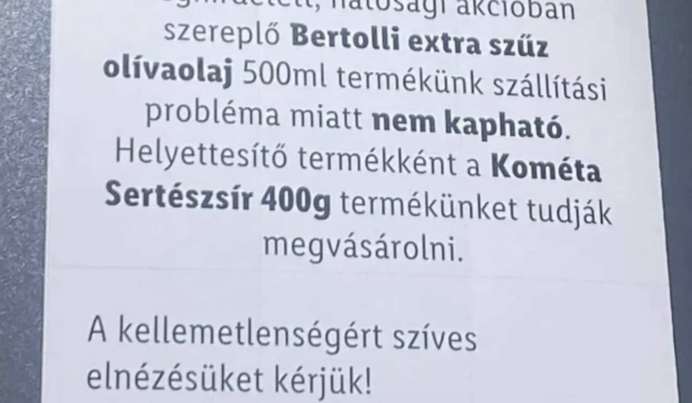 Világhír: a Lidl cetlije miatt már a 9GAG-en is azon röhögnek, hogy a magyarok disznózsírral eszik a salátát