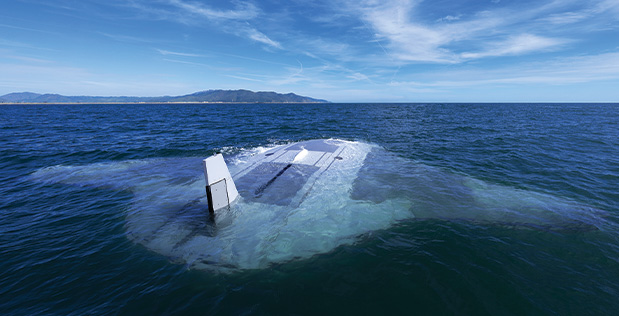A manta robot-tengeralattjáró 2024 eleji tesztelése során