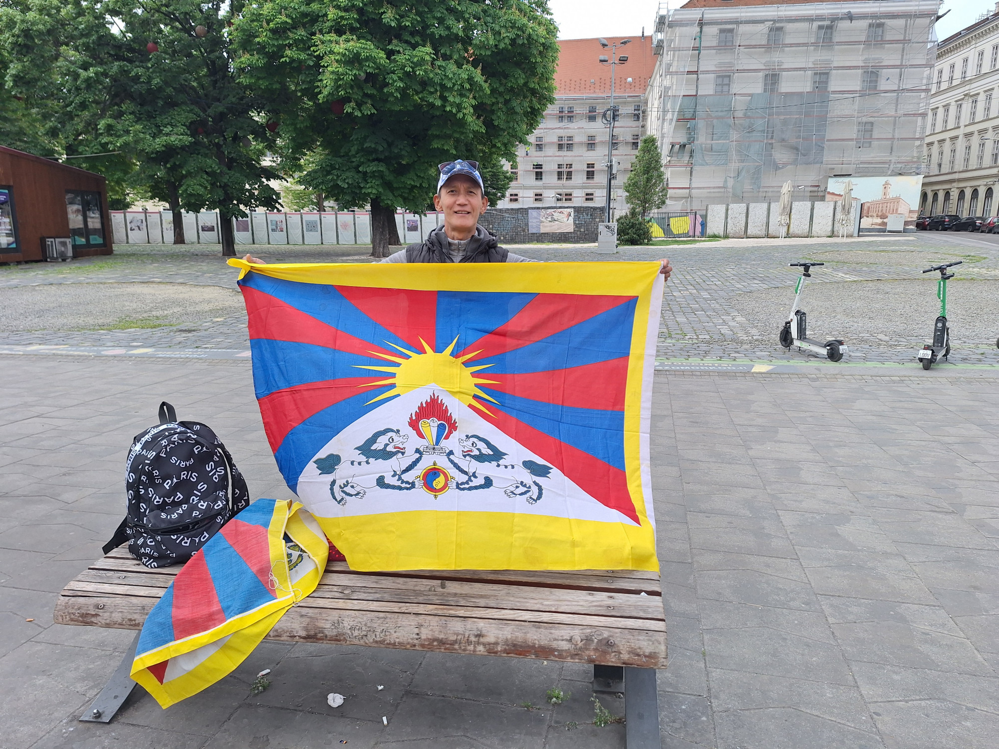 Az első tibeti tüntető