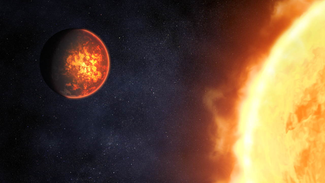 Az 55 Cancri e 2022-ben készült fantáziarajza
