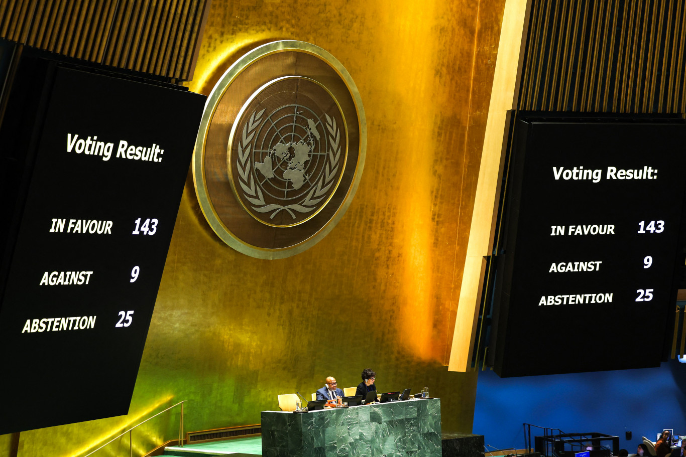 Nagy többséggel támogatja a palesztin államiságot az ENSZ Közgyűlése