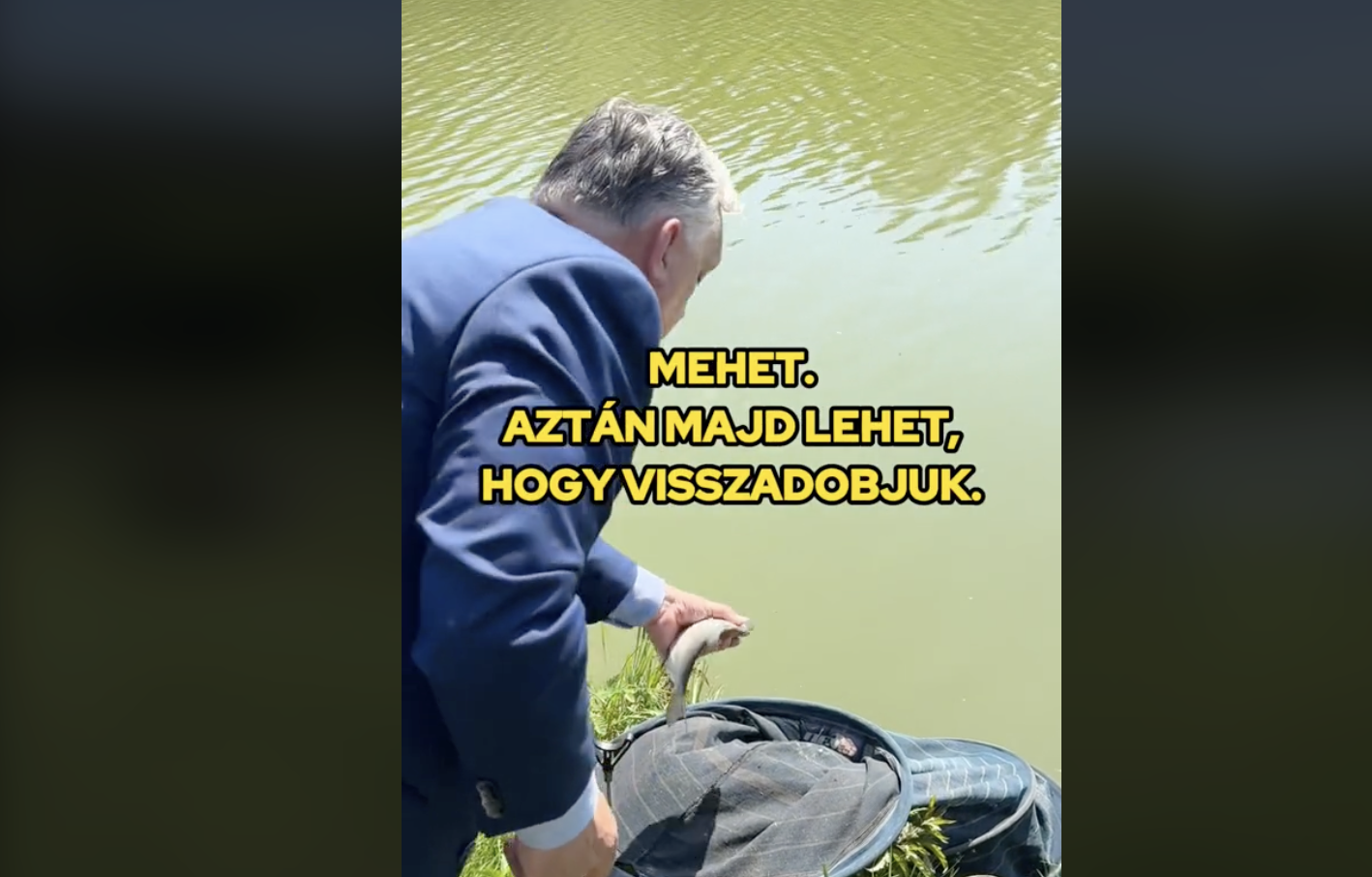 Kivágtak egy Orbánra minden bizonnyal súlyosan terhelő részt a miniszterelnök pecázós tiktok-videójából
