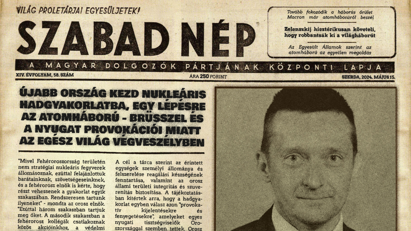 Olyan atomháborús pszichózisban pörög Rogán Antal és a kormánymédia, hogy Csuhas elvtárs is elégedetten imperialistázna