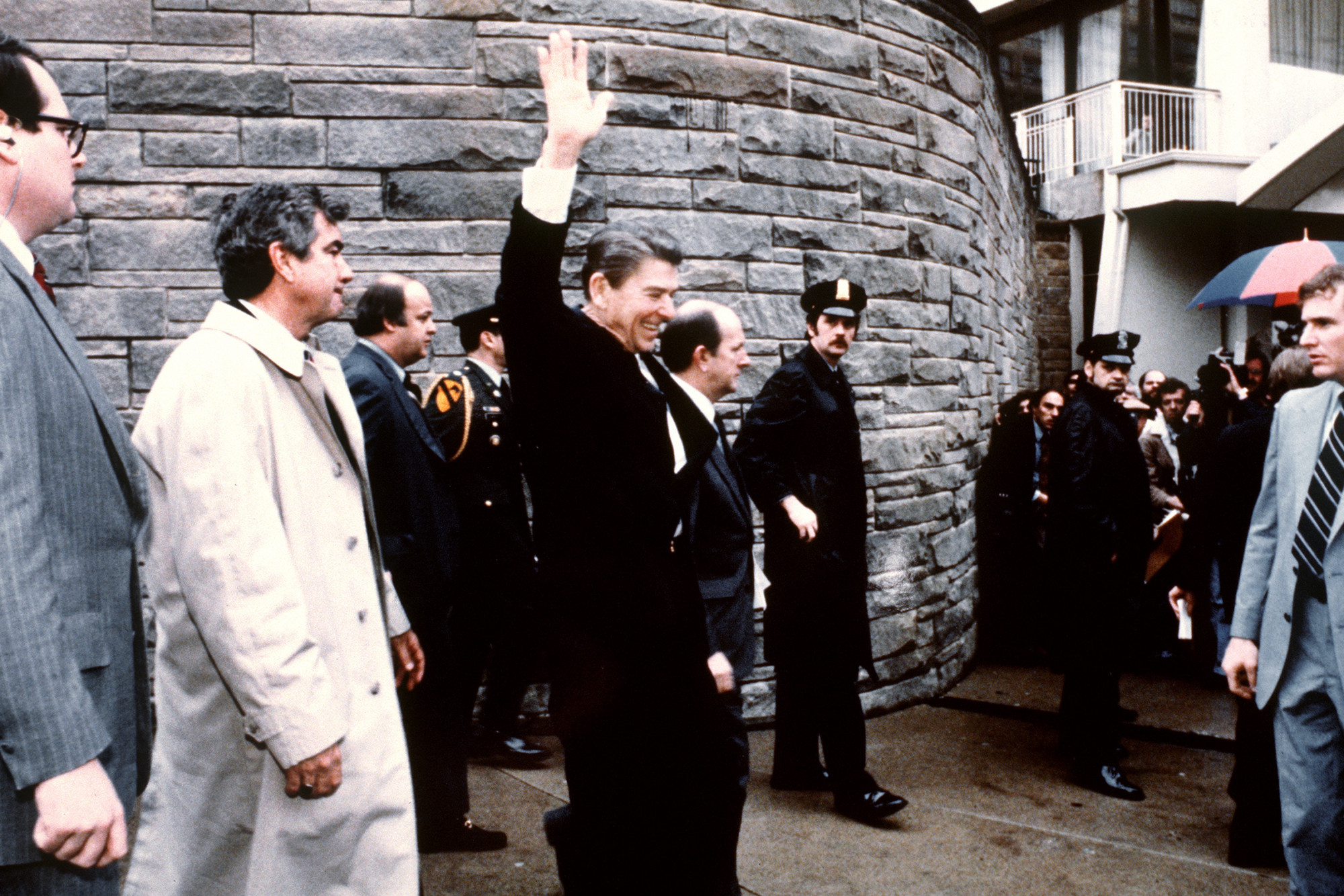 Ronald Reagan a merénylet előtti másodpercekben