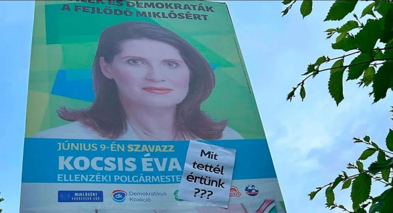 Másodszor is lecsapott a választási plakátok réme