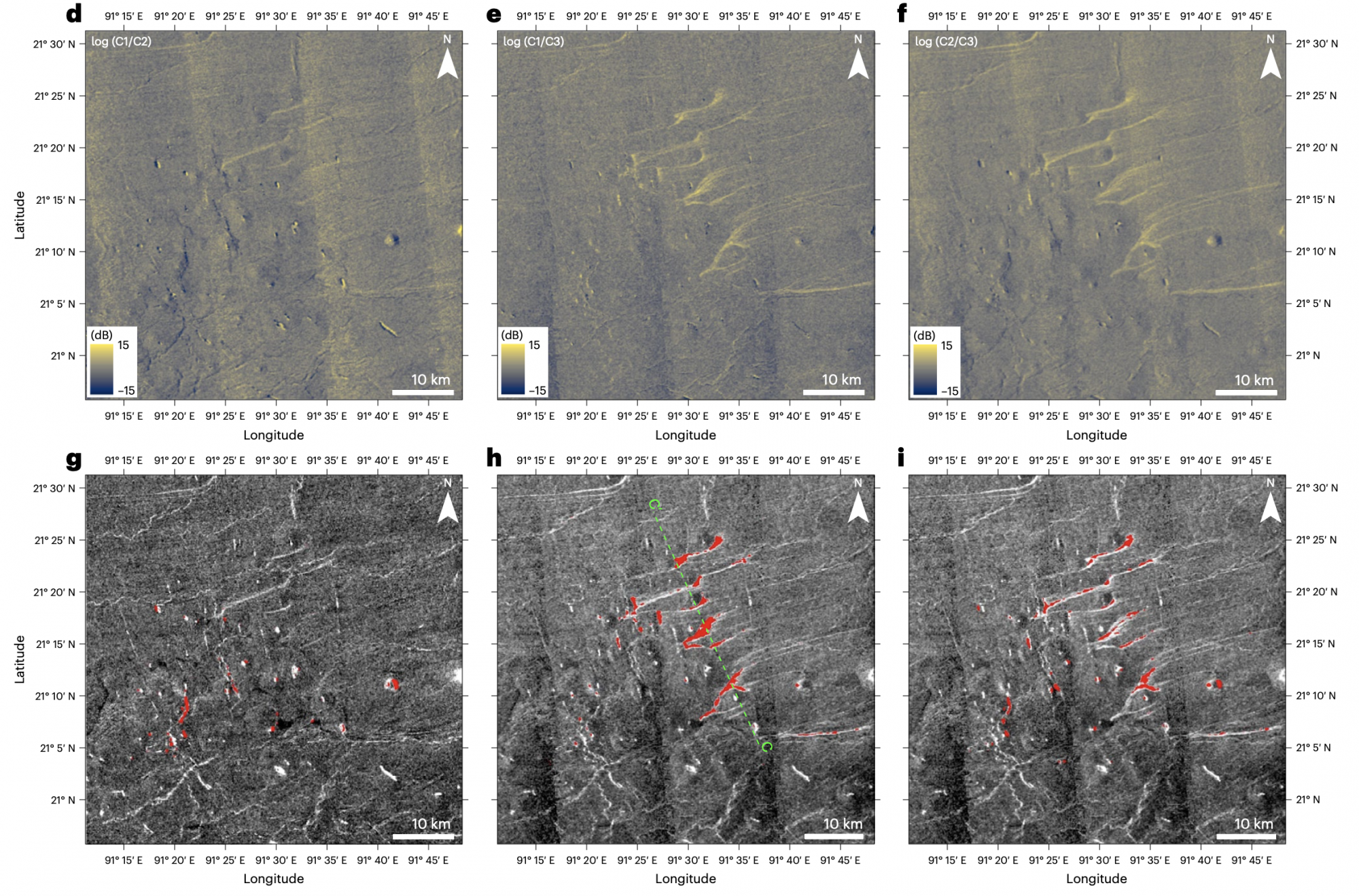 A Niobe Planitia lávafolyásai a Magellan űrszonda radarképein