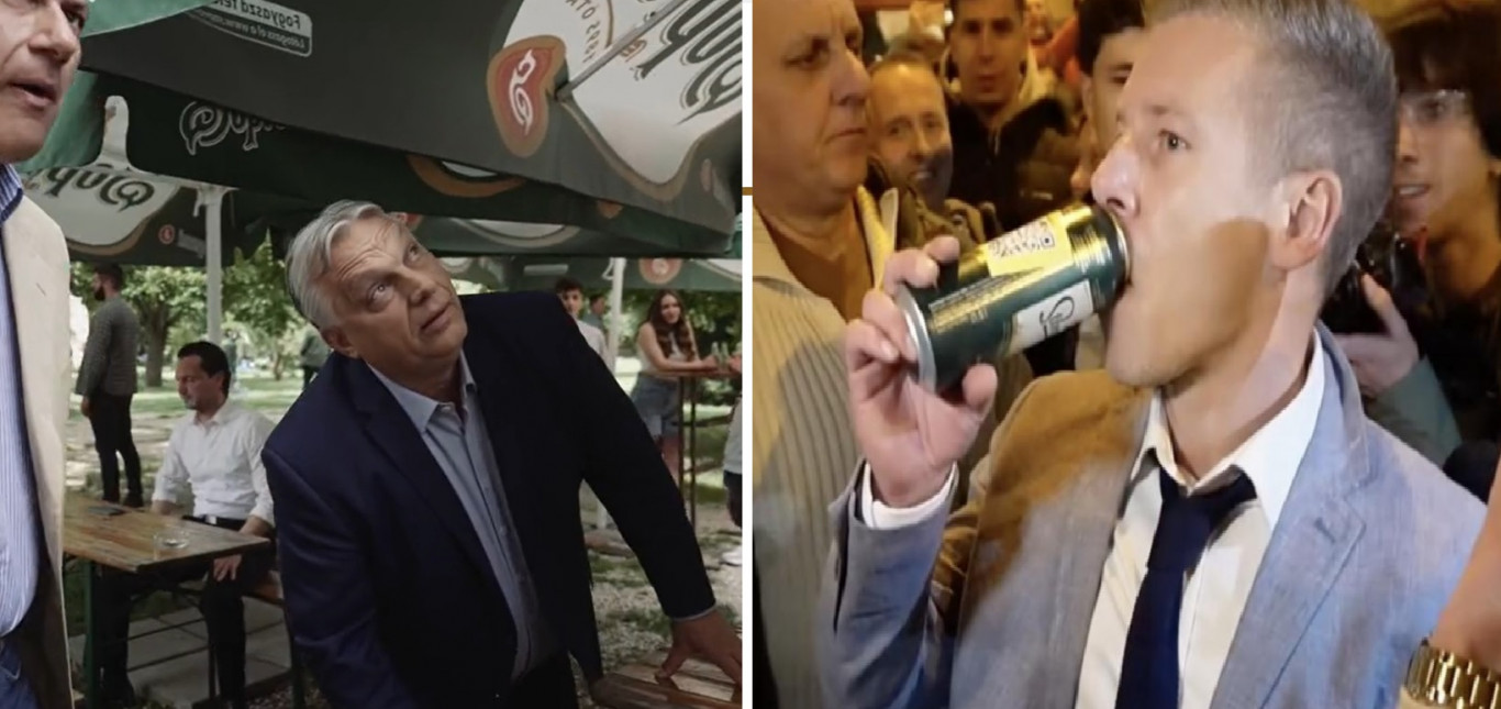 Ha Orbán Viktor kocsmázik, jó lesz a hangulat, ha Magyar Péter, akkor rossz példát látnak a fiatalok