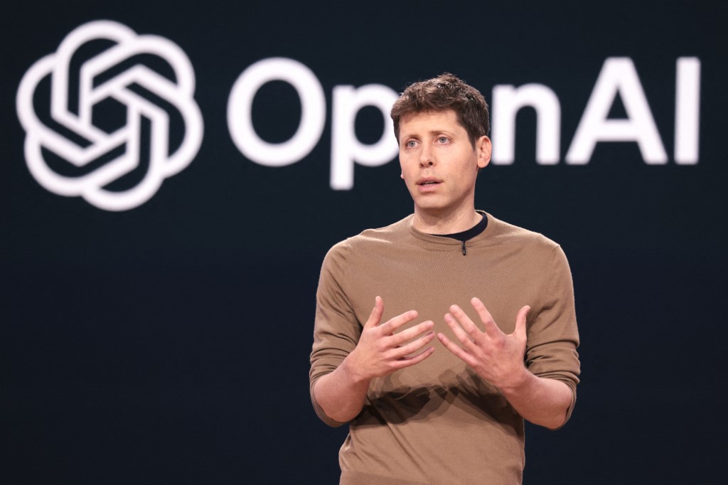 Sam Altman, az OpenAI vezérigazgatója a Microsoft Build konferenciáján 2024. május 21-én