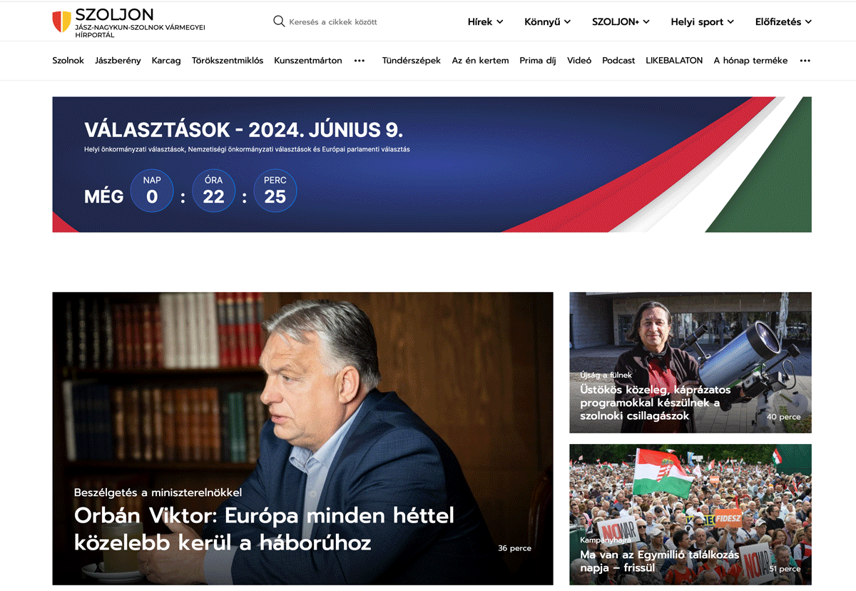Szemkápráztató változatosság: a megyei lapok Orbánnal kezdték a napot