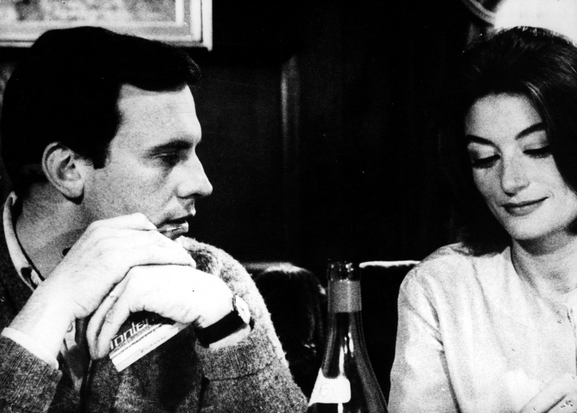 Jean-Louis Trintignant és Anouk Aimée az Egy férfi és egy nő című filmben.