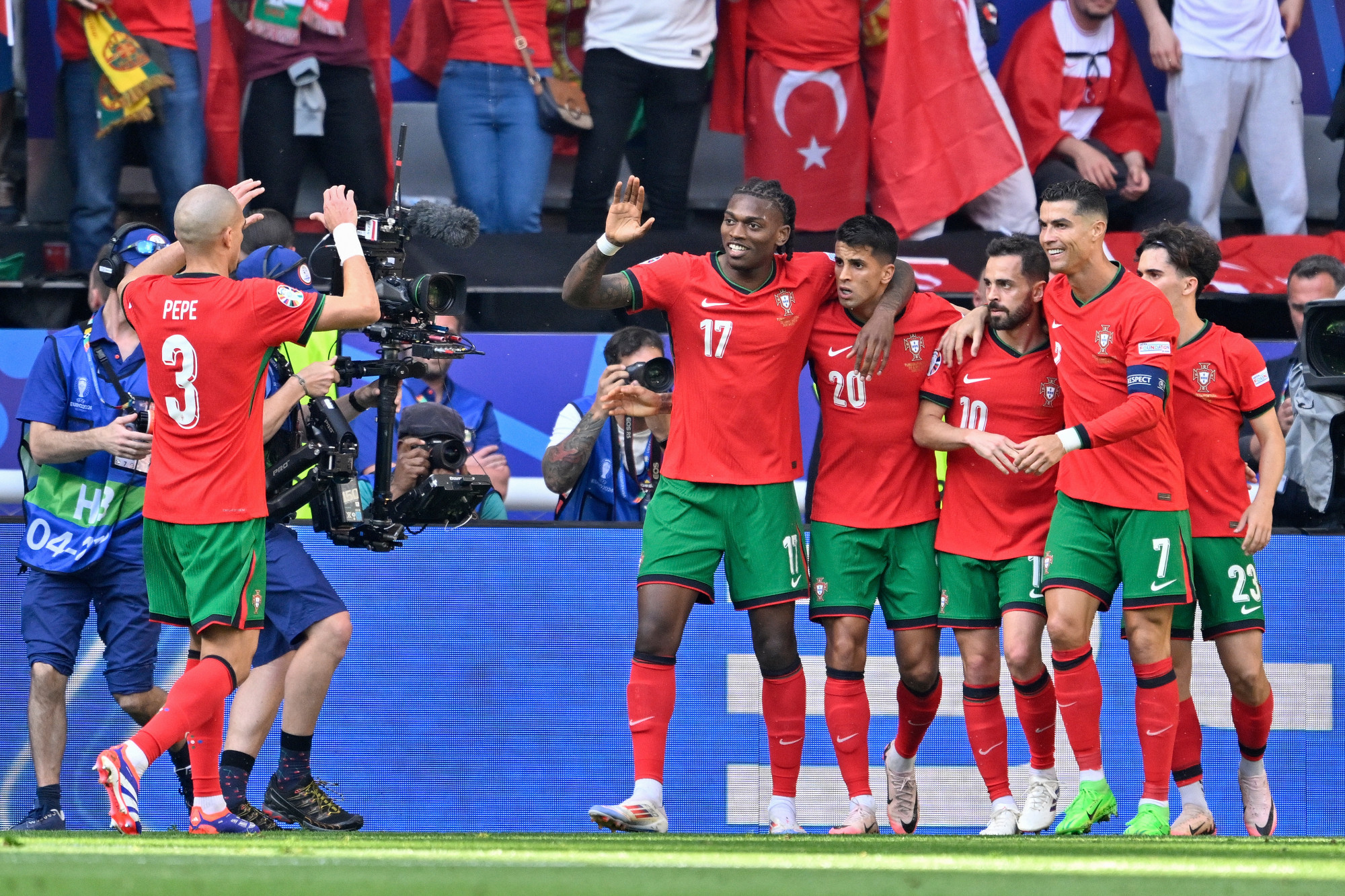 Portugália nagyon simán, 3-0-ra verte Törökországot