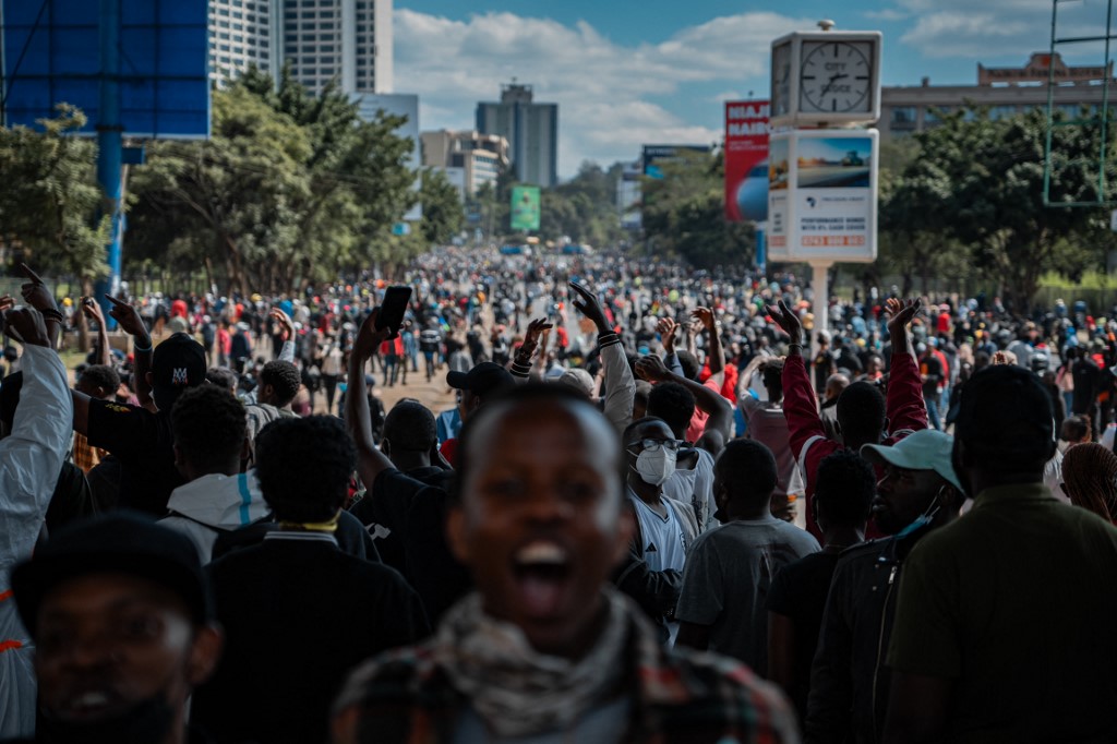 kenya tüntetés