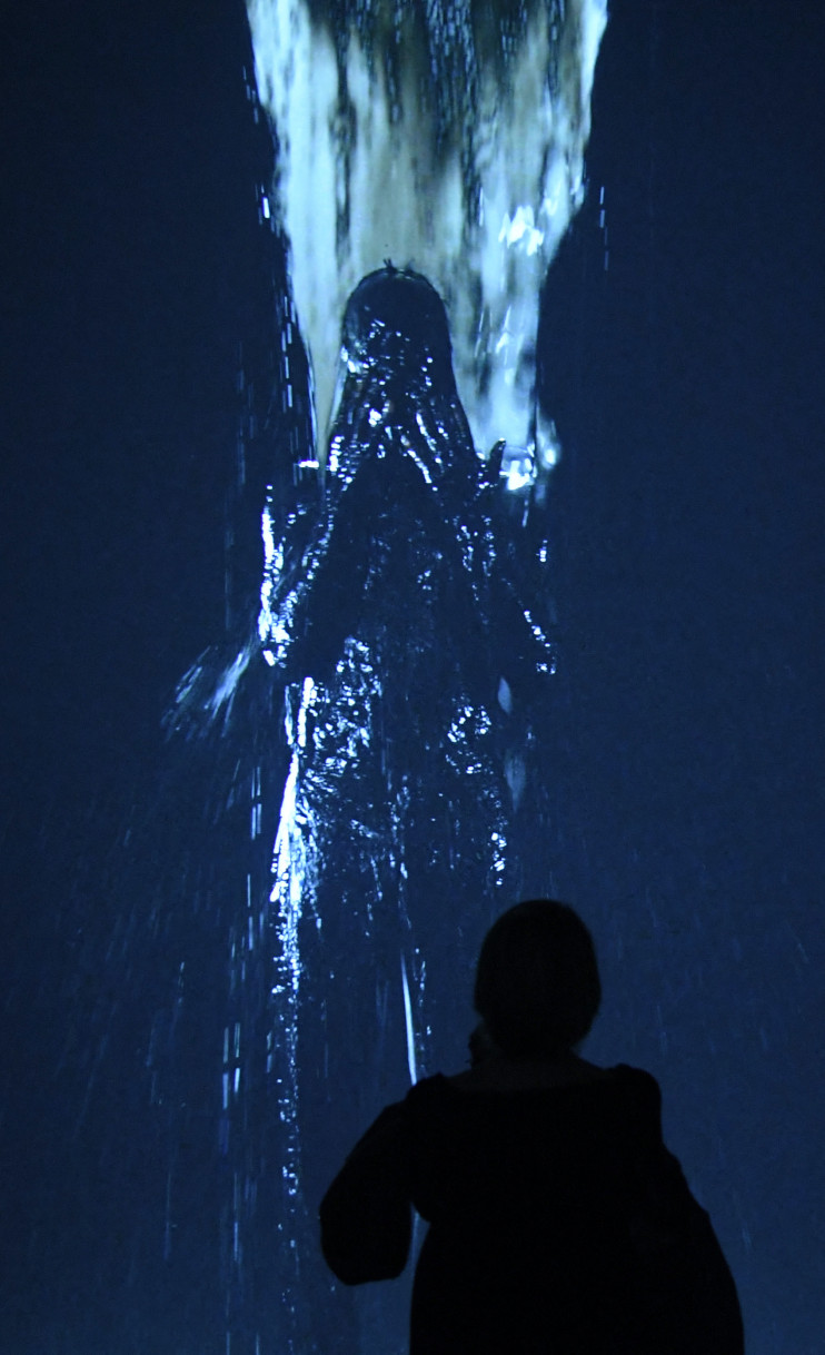 Bill Viola Electronic Renaissance  című kiállításán, a firenzei Strozzi palotában, 2017-ben