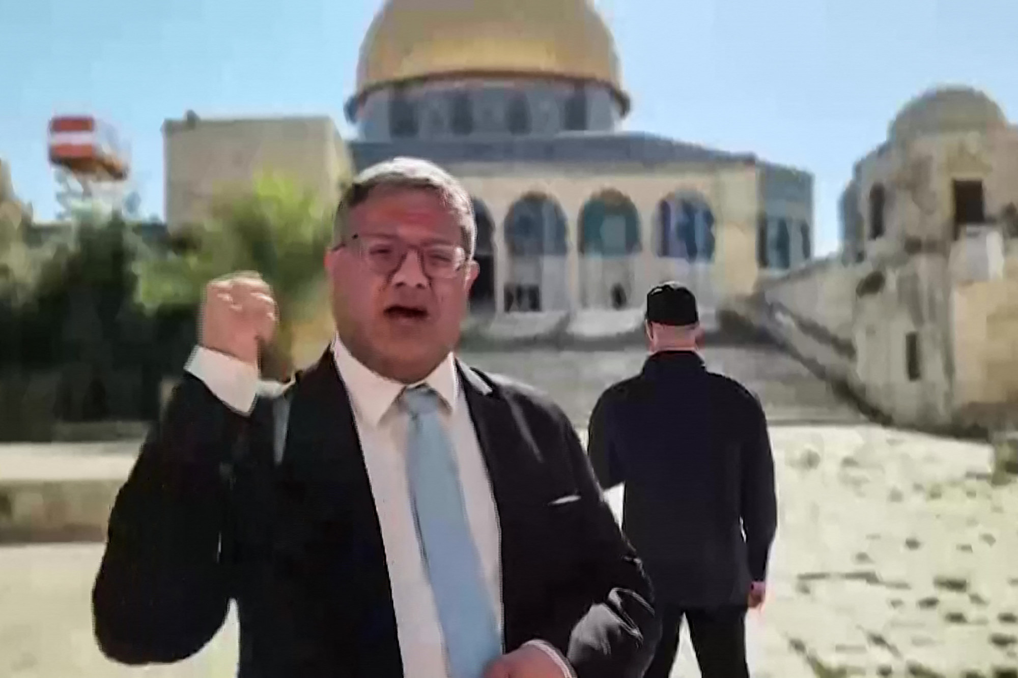 A Templom-hegyen provokálta a palesztinokat a szélsőjobbos izraeli miniszter
