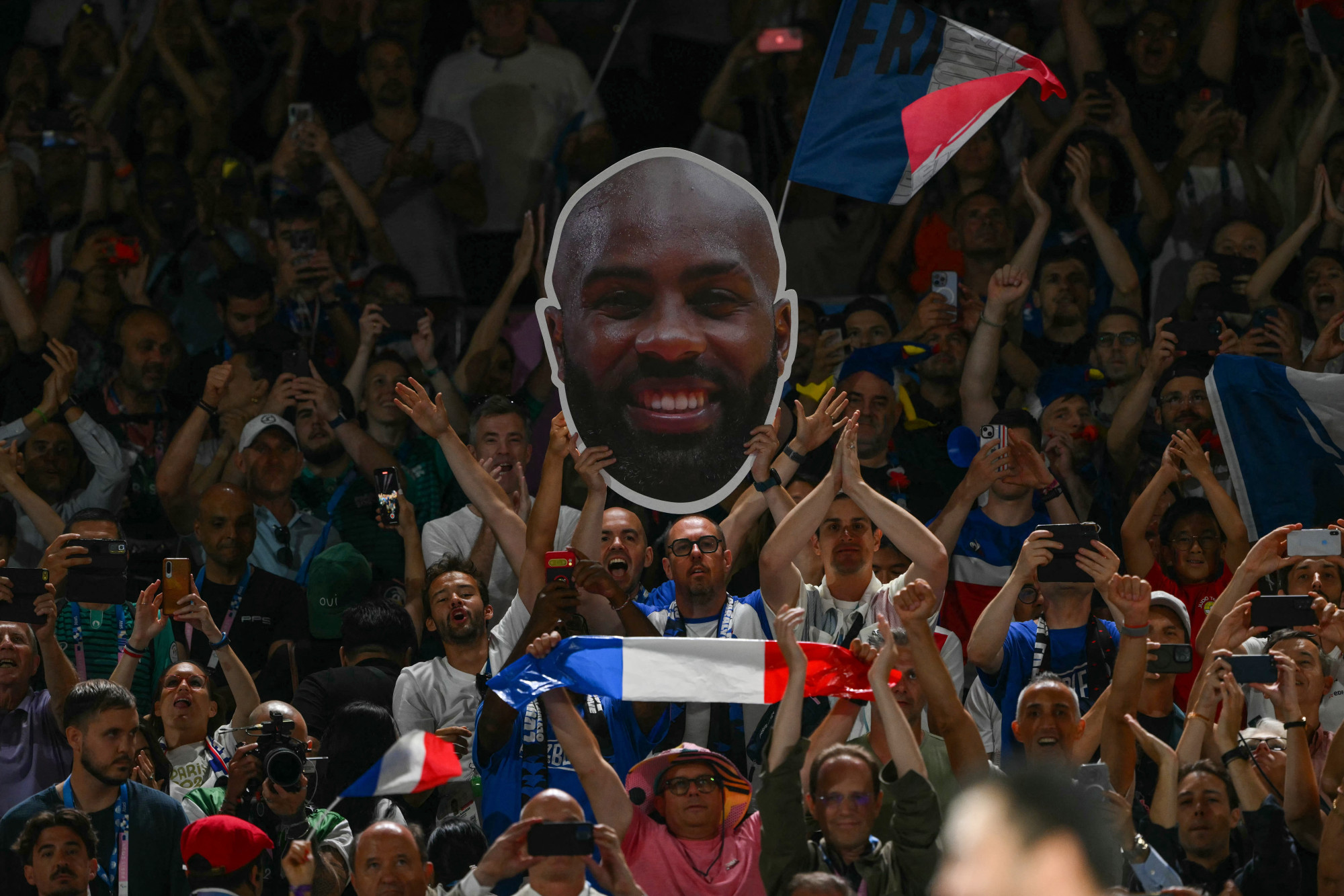 A francia judós, Teddy Riner rajongói