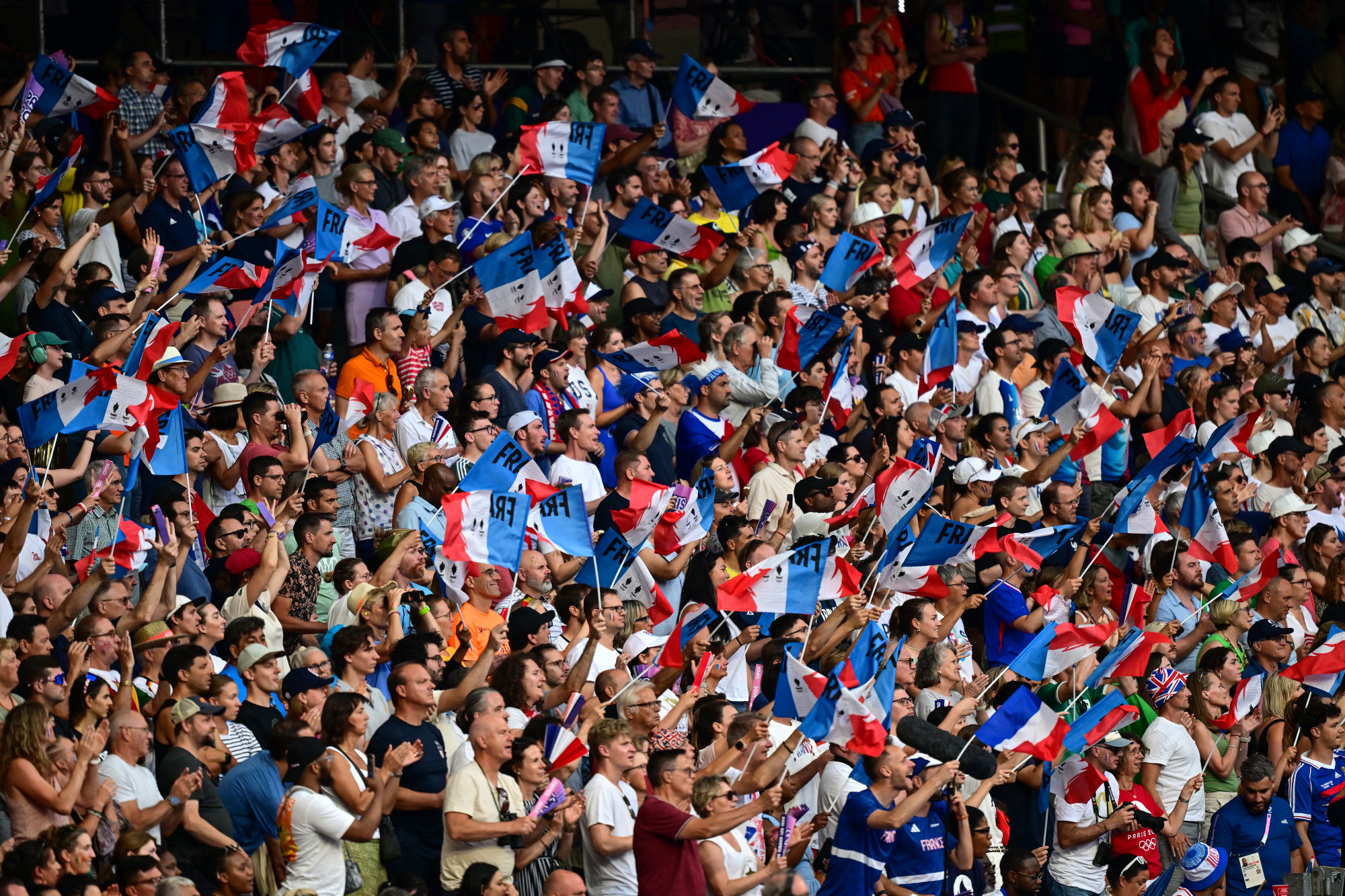 Francia drukkerek a Stade de France-ban