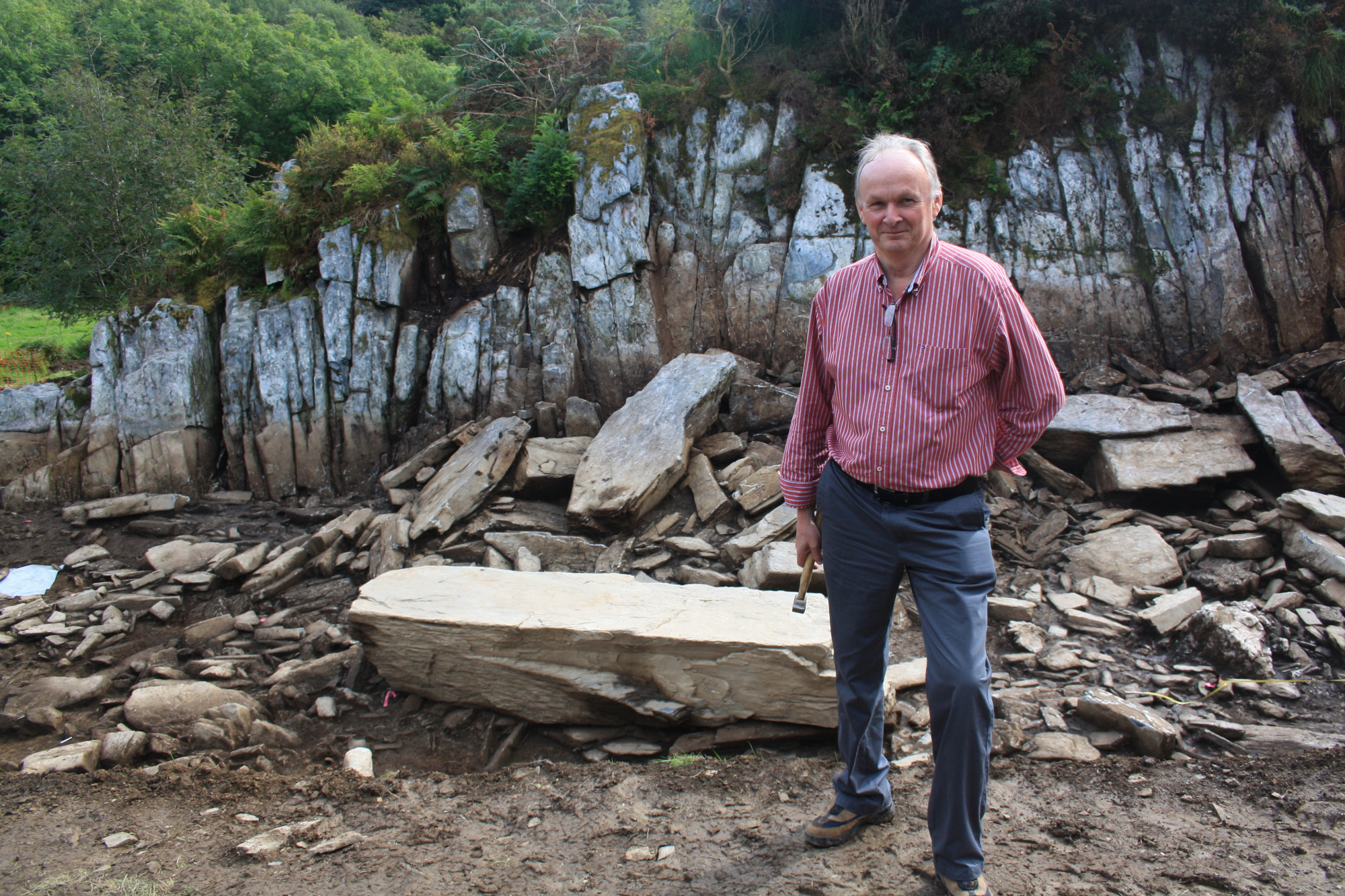 Richard Bevins a Stonehenge-i kék kövek származási helyén