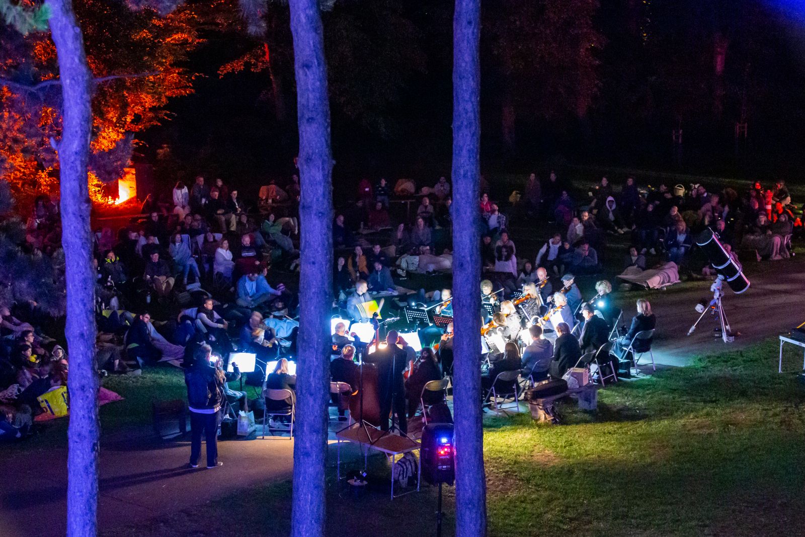 Koncert a Svábhegyi Csillagvizsgáló parkjában