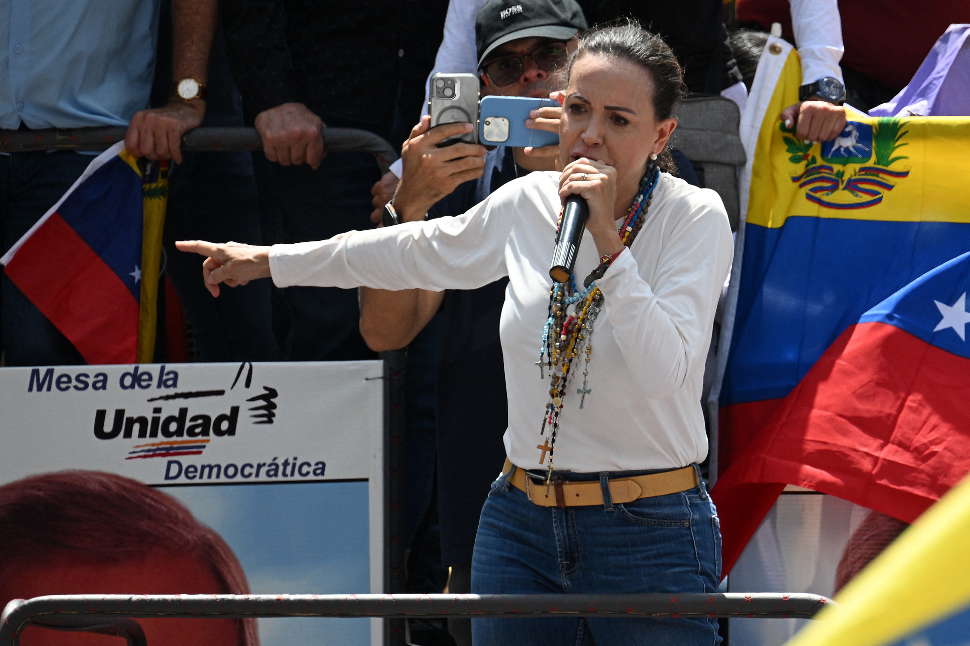 Maria Corina Machado, a venezuelai ellenzék vezetője