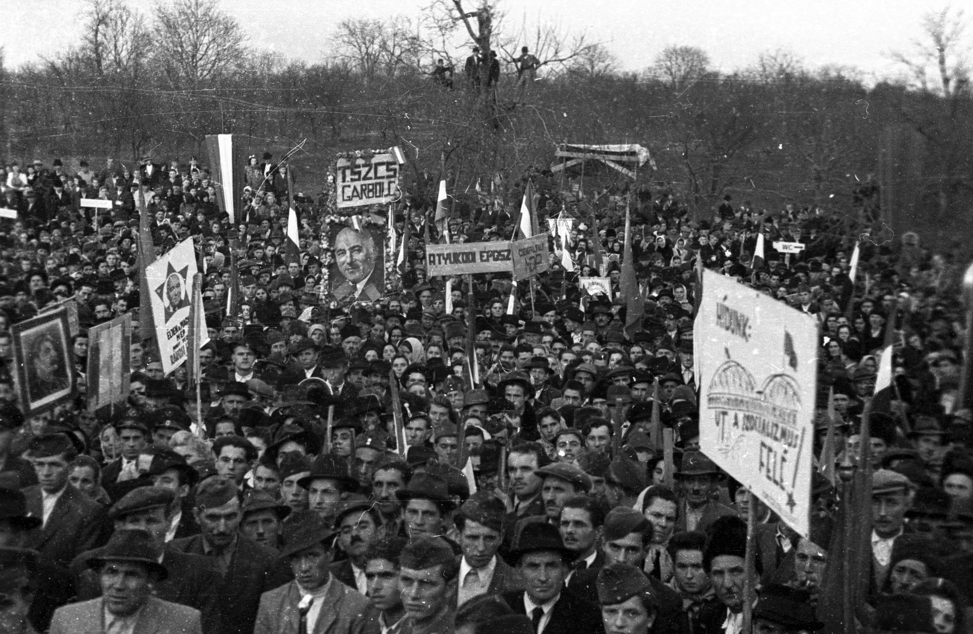 A Szamos híd avatása Csengeren 1949-ben