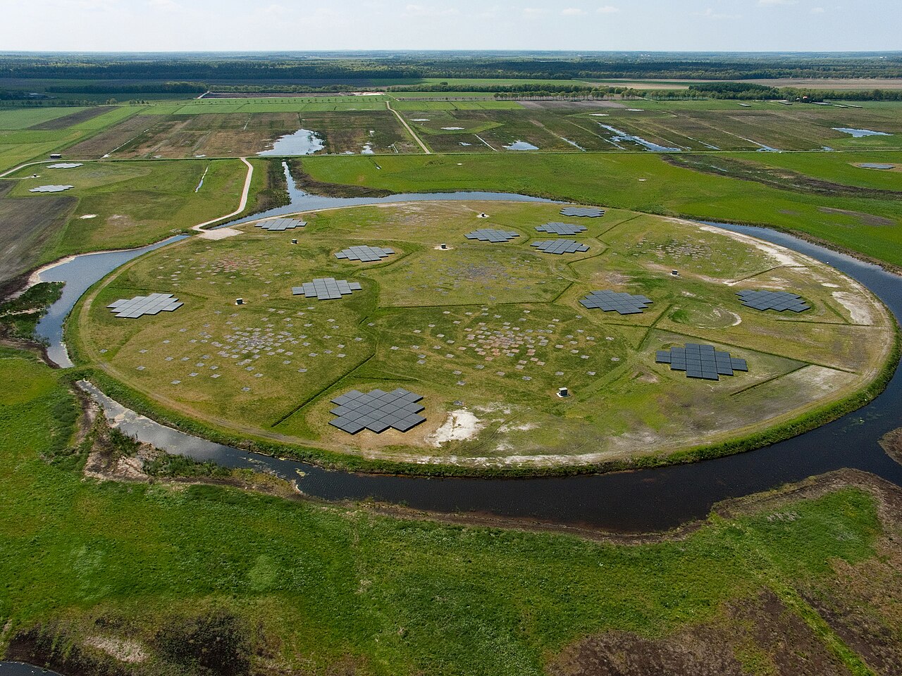 A LOFAR rádióteleszkóp rendszer egyik hollandiai állomása