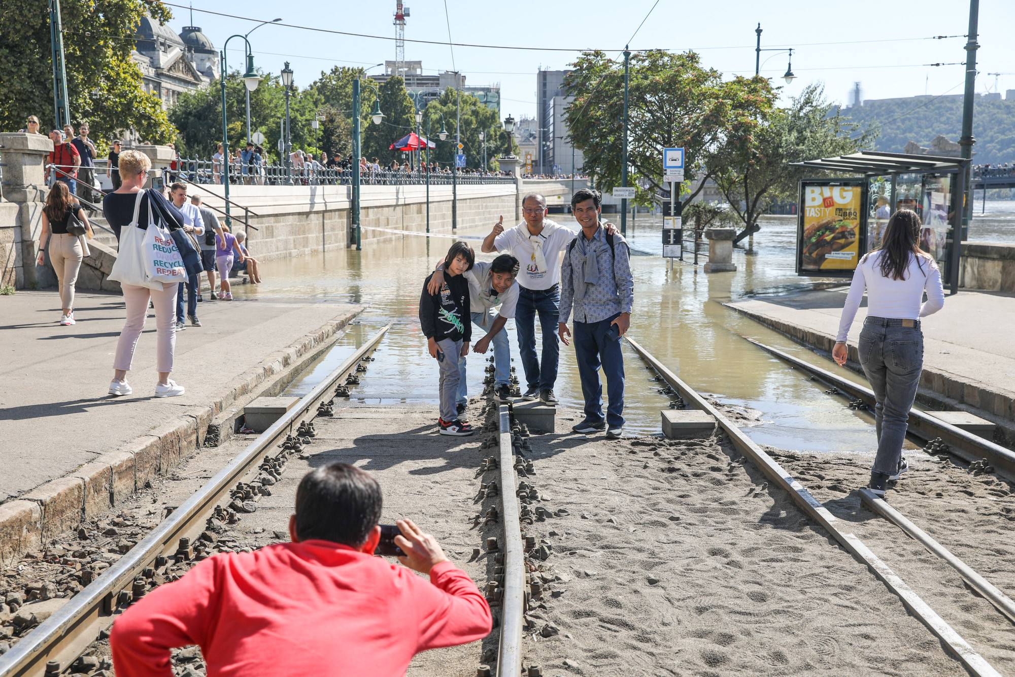 Duna tetőzés árvíz Budapest