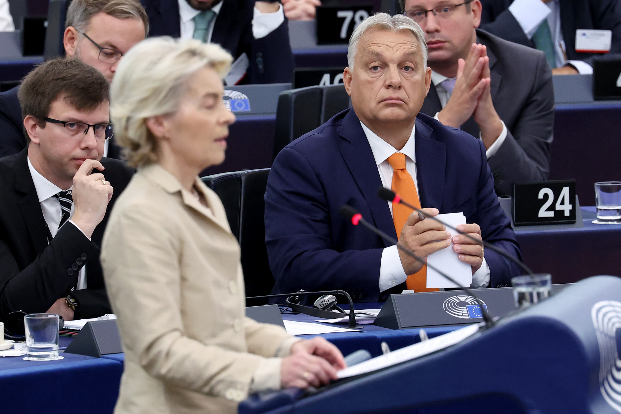 Ursula von der Leyen és Orbán Viktor