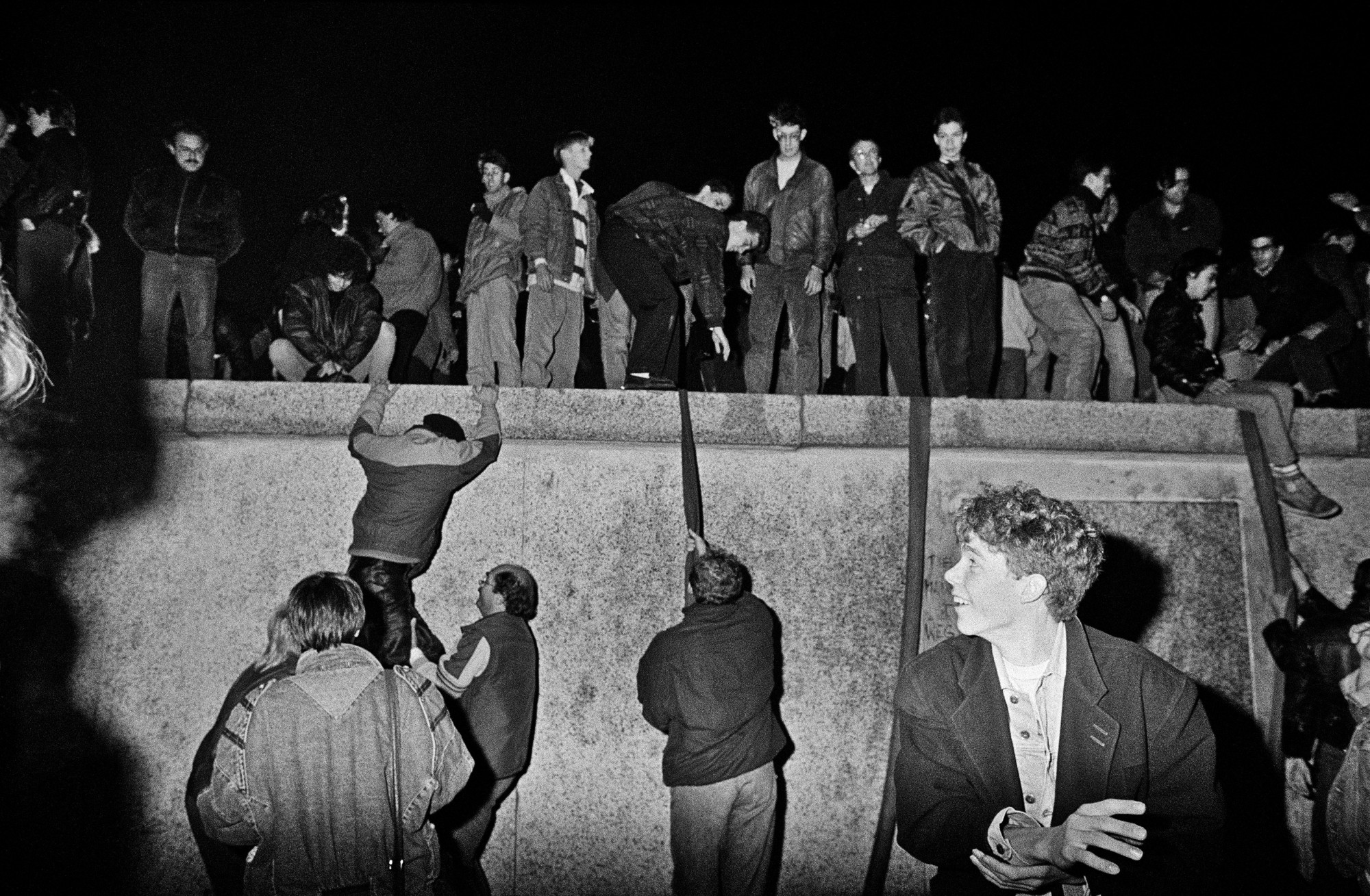 Fall of the Wall, Berlin, 1989, from the series „November 9, 1989“