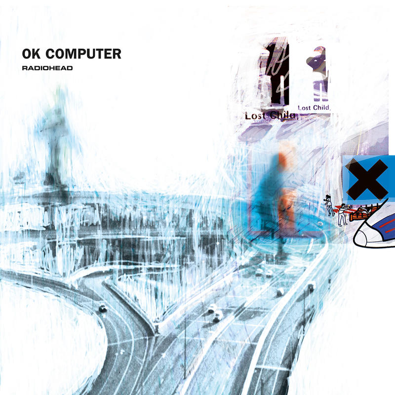 OK Computer album borító, Thom Yorke & Stanley Donwood, 1997