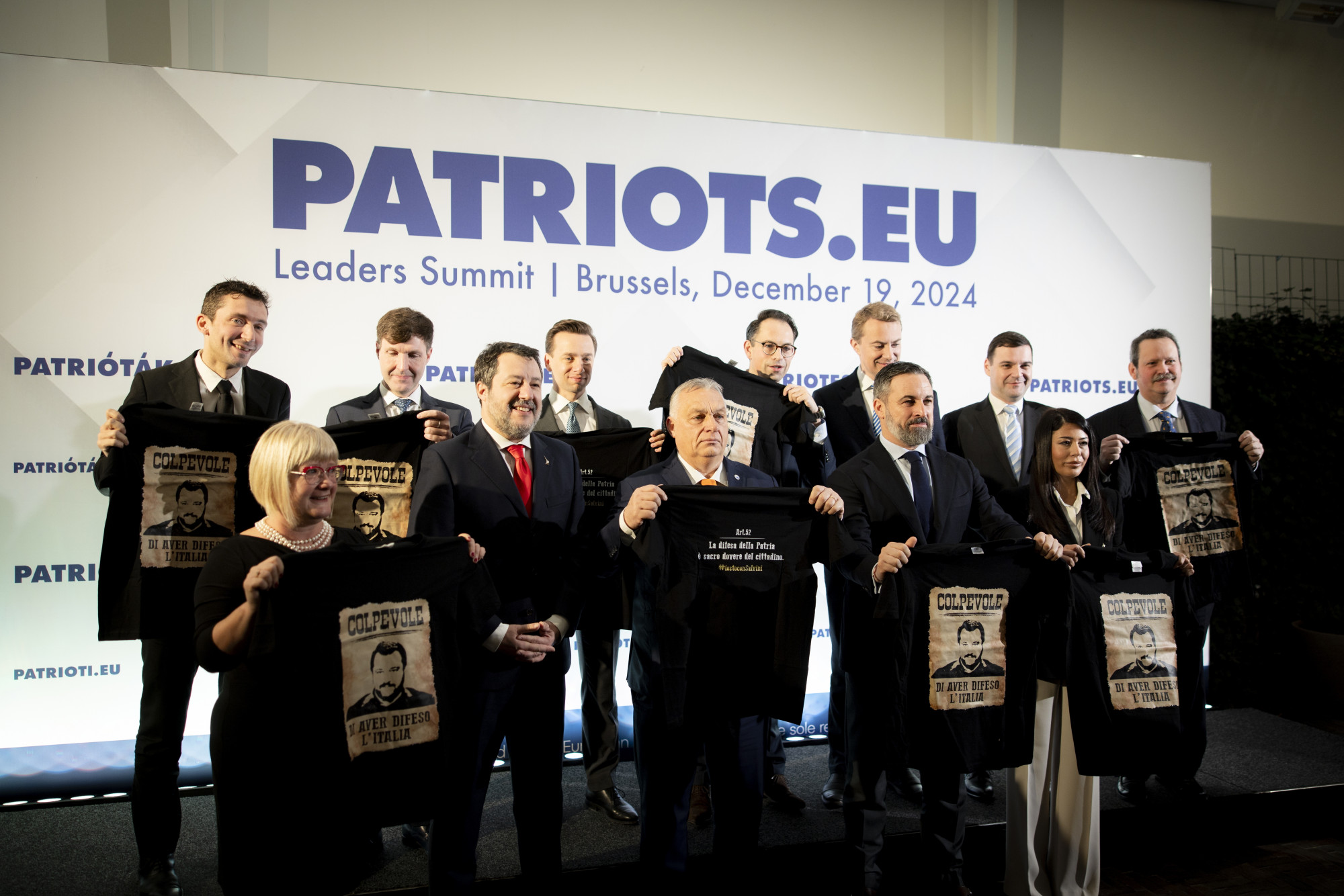Orbán Viktor beszédet mond a Patrióták nagygyűlésén hétfőn