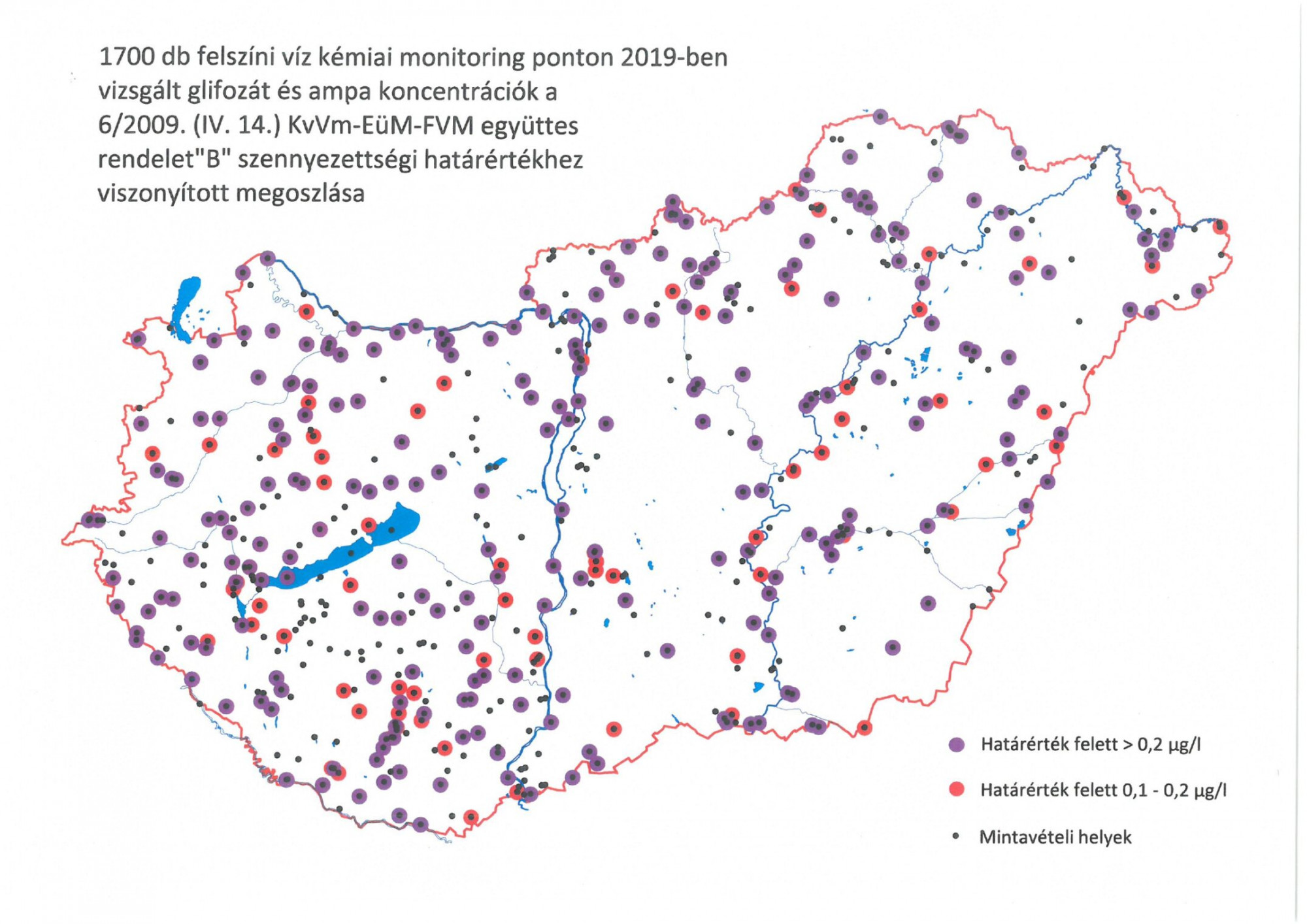 Glifozát, AMPA, Trícium 2019. évi országos felmérése, Szakmai jelentés és értékelés – vezetői összefoglaló, Országos Vízügyi Főigazgatóság Glifozát, AMPA, Trícium 2019. évi országos felmérése, Szakmai jelentés és értékelés – vezetői összefoglaló, Országos Vízügyi Főigazgatóság