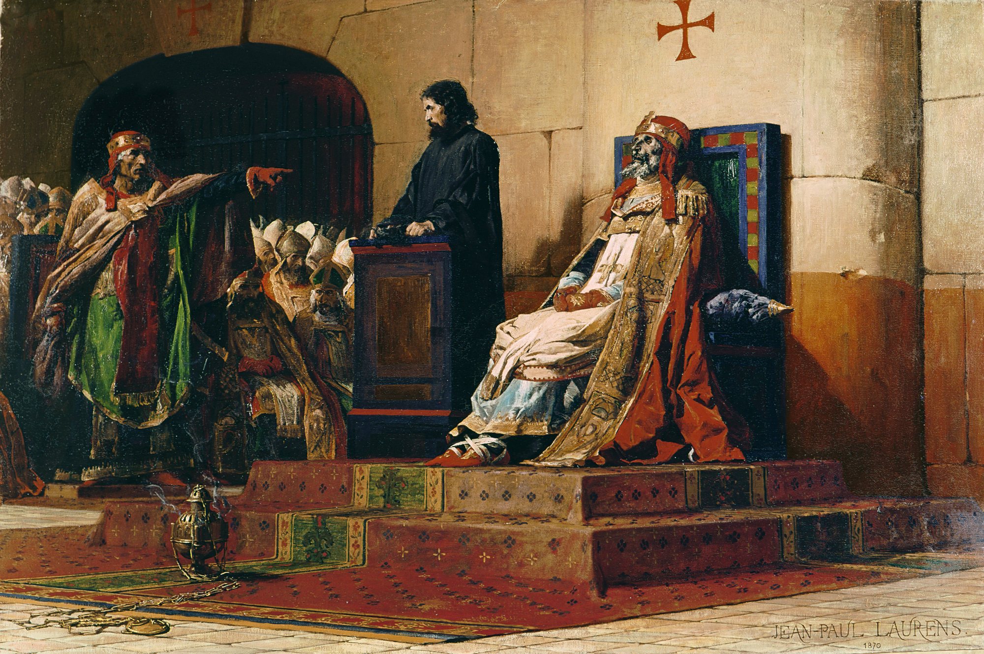 Jean-Paul Laurens festménye a hullazsinatról (1870) Jean-Paul Laurens festménye a hullazsinatról (1870)