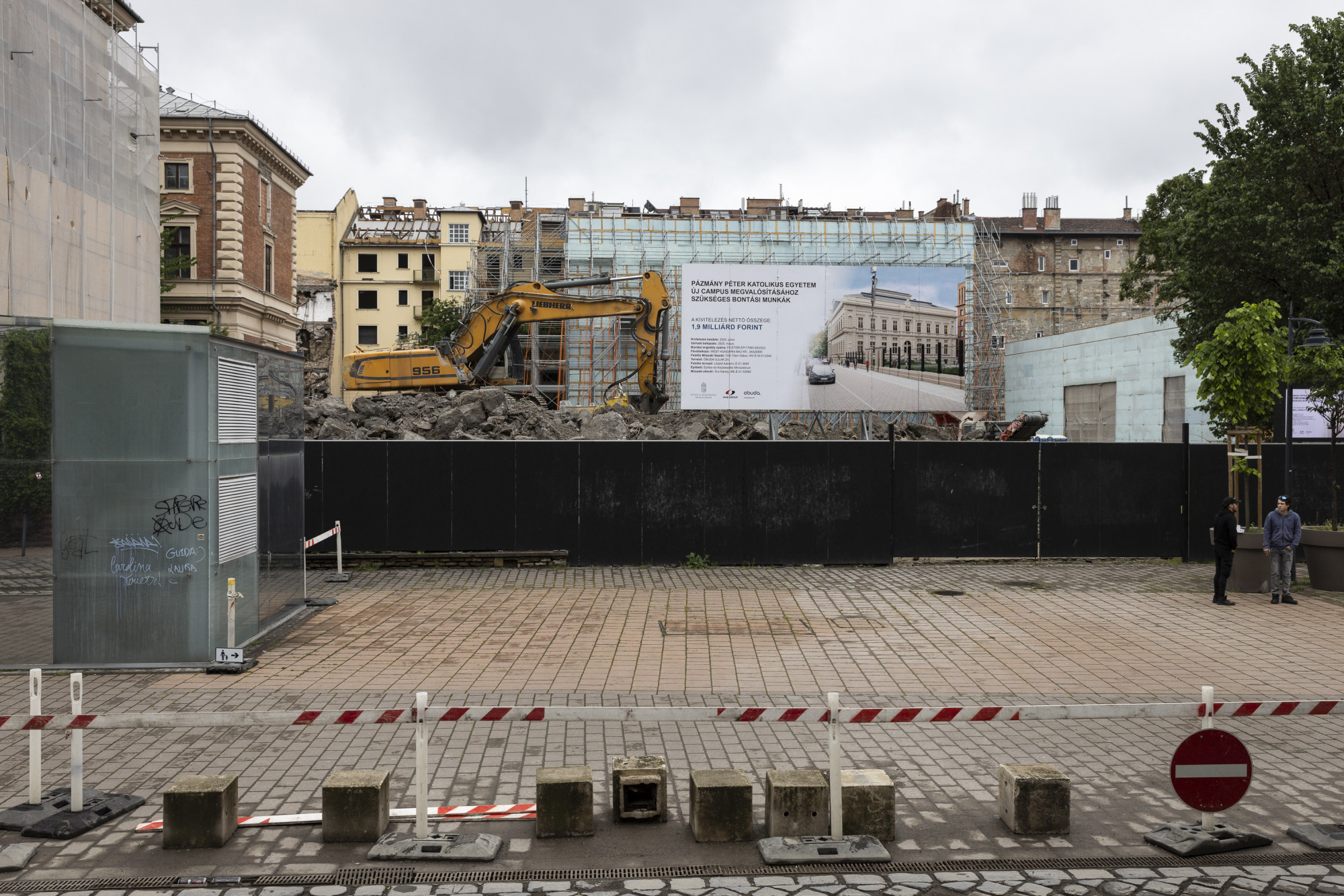 Egyelőre nem kezdődhet meg a Pázmány Campus építése a volt rádiószékház helyén