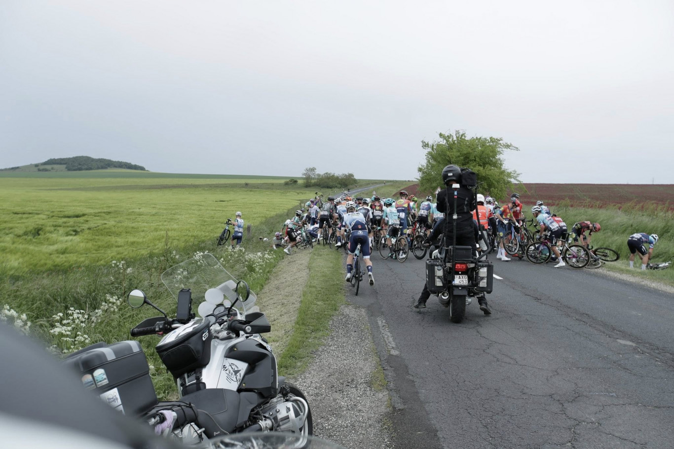 Durva tömegbukás volt a Tour de Hongrie-n