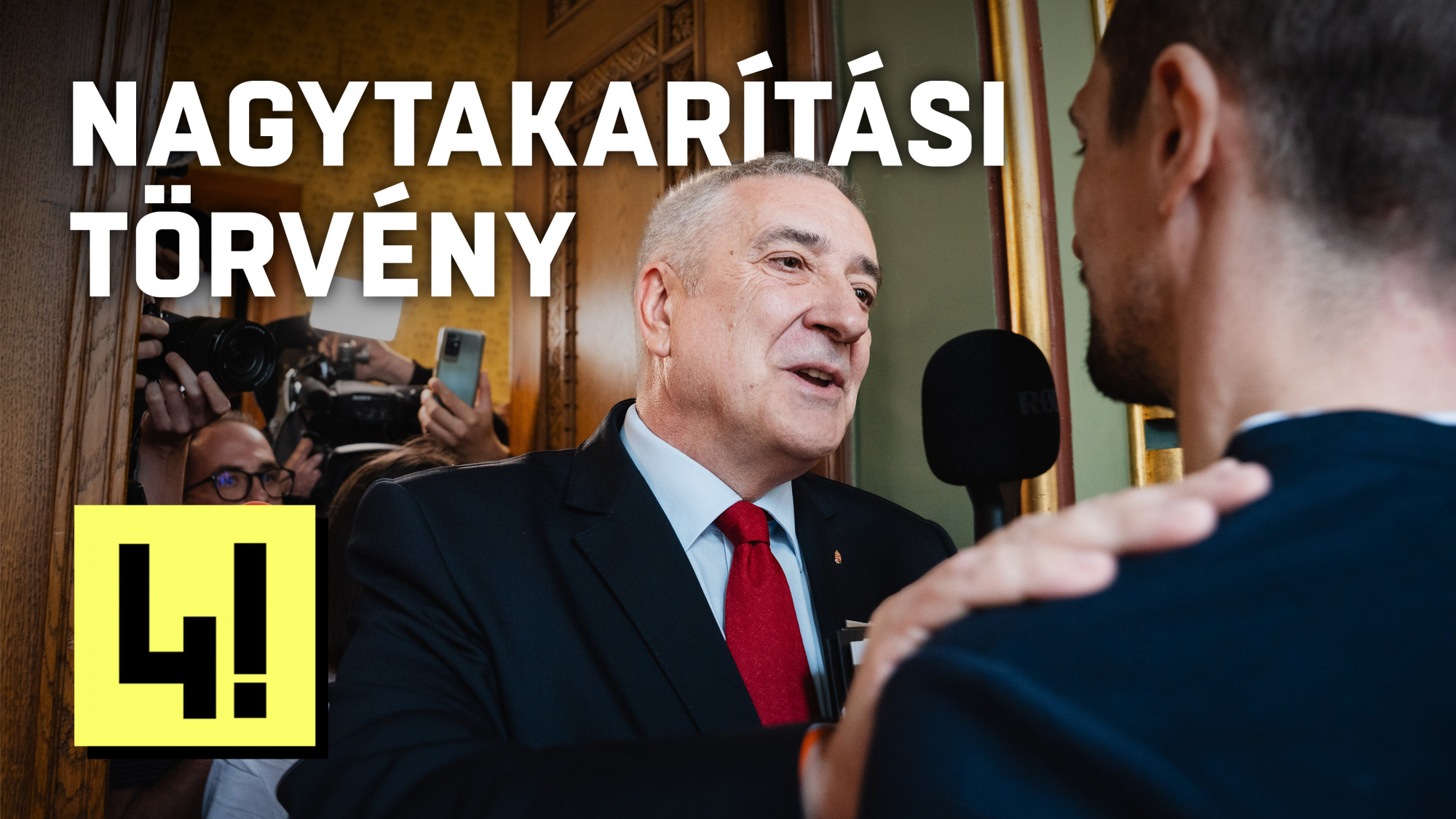 A nagytakarítási törvény szerzője: „A külföldi pénzt hasznosan költsék el, nehogy bajuk legyen”