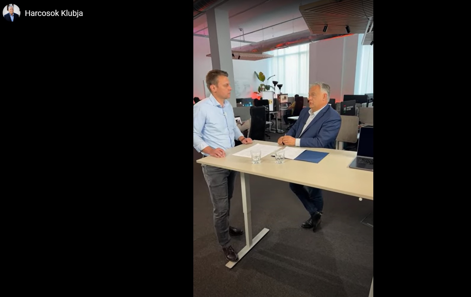 Orbán a Harcosok Klubjának adott interjúban: Béke akkor lesz, amikor győzünk
