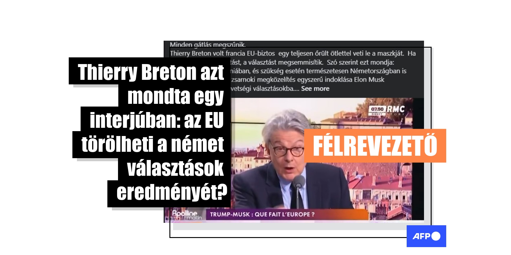Hdmo EU cannot annul elections; ex-Commissioner Thierry Breton’s comments ...