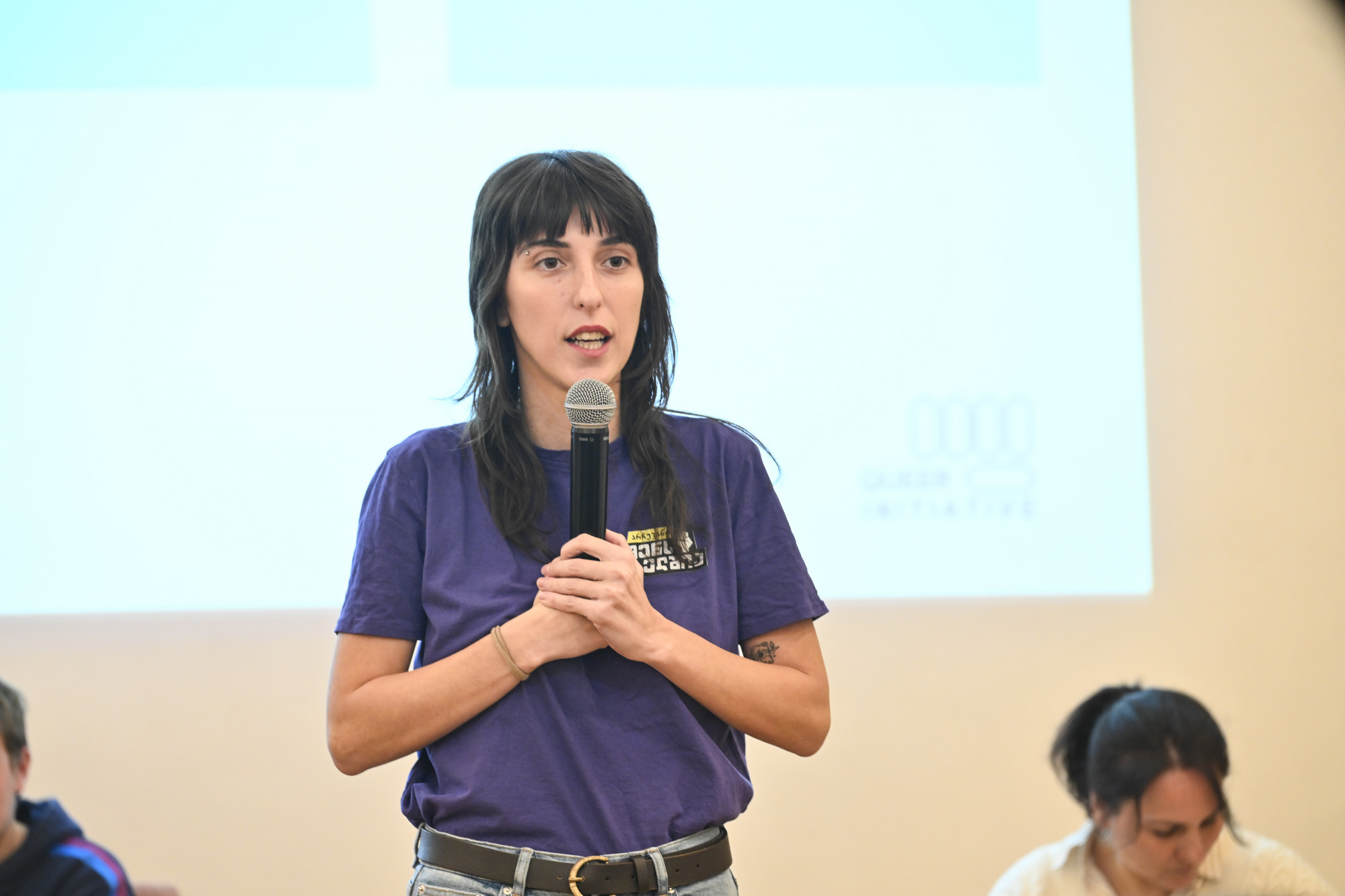 Mariam Kvaratskhelia LMBTQ aktivista, a Tbilisi Pride társalapítója és korábbi igazgatója