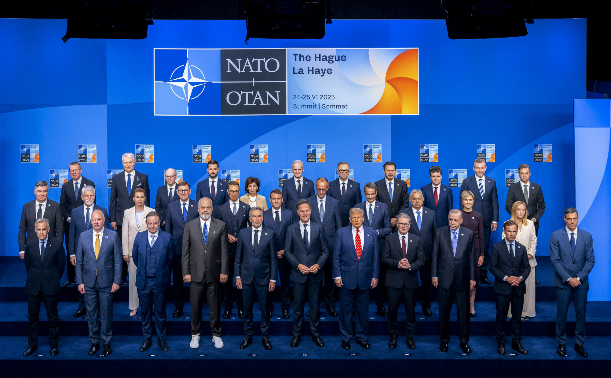 A NATO-csúcs résztvevői