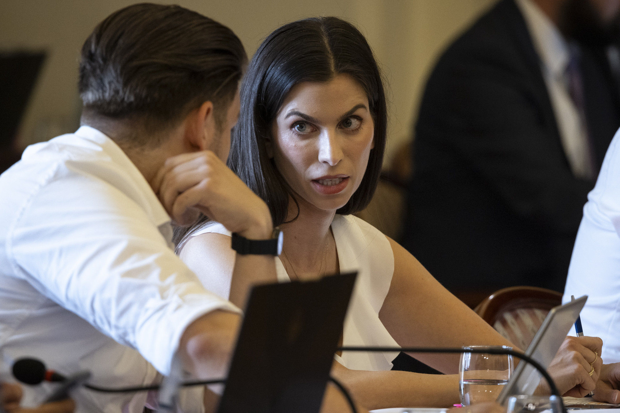 Kórházigazgató, korábbi és jelenlegi fővárosi fideszes képviselő, államtitkár és miniszterelnöki főtanácsadó Szentkirályi Alexandra Digitális Polgári Körében