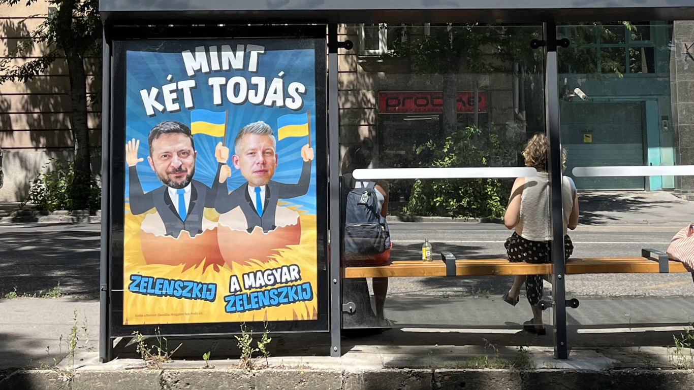 Az ukrán külügy szerint „ostoba és unalmas” a Zelenszkij-Magyar karikatúrakampány