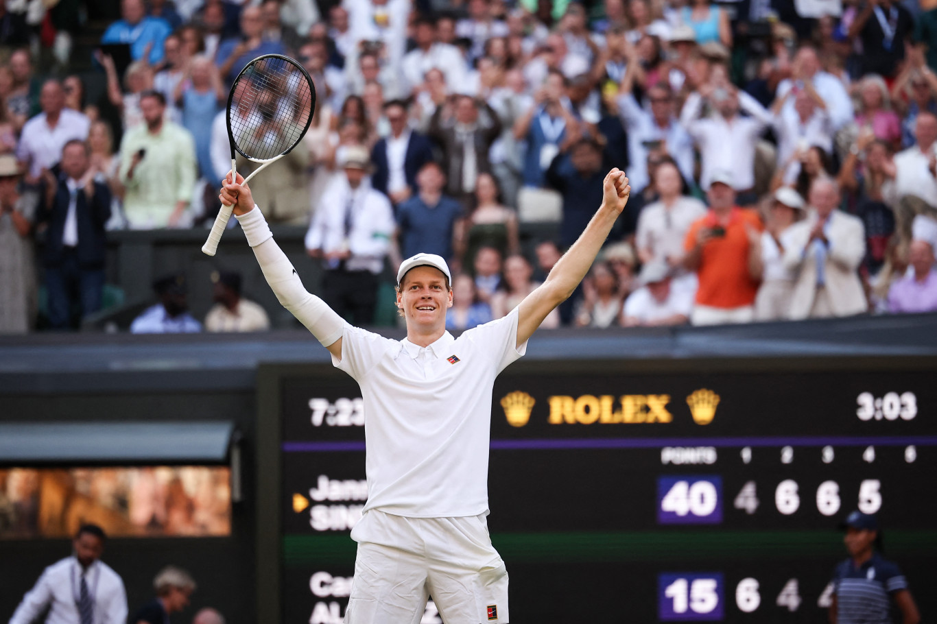 Sinner visszavágott Alcaraznak és megnyerte a wimbledoni döntőt